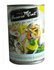 Fussie Cat Fresh Seafood Platter In Lobster Jelly Cat Wet Food 400g | Perromart Online Pet Store Singapore