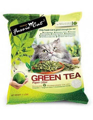 Fussie Cat Natural Green Tea Paper Litter 7L | Perromart Online Pet Store Singapore