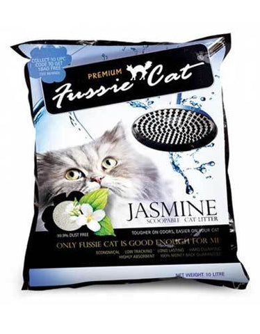 Fussie Cat Scoopable Litter Jasmine 10L | Perromart Online Pet Store Singapore
