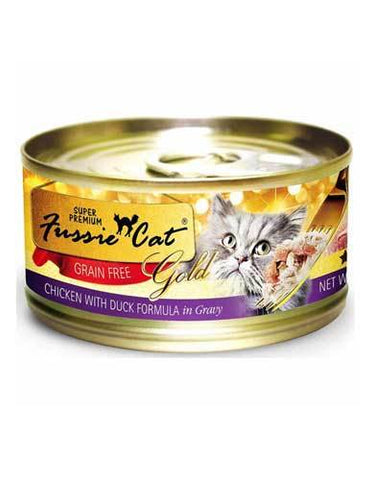 Fussie Cat Premium Chicken With Duck Cat Wet Food 80g | Perromart Online Pet Store Singapore