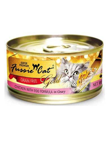 Fussie Cat Premium Chicken With Egg Cat Wet Food 80g | Perromart Online Pet Store Singapore