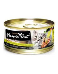 Fussie Cat Premium Tuna with Mussel Cat Wet Food 80g | Perromart Online Pet Store Singapore