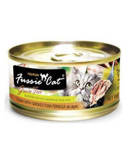 Fussie Cat Premium Tuna with Smoked Tuna Cat Wet Food 80g | Perromart Online Pet Store Singapore