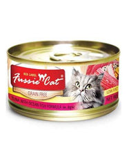 Fussie Cat Red Label Tuna with Ocean Fish Cat Wet Food 80g | Perromart Online Pet Store Singapore