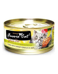 Fussie Cat Premium Tuna with Shrimp Cat Wet Food 80g | Perromart Online Pet Store Singapore