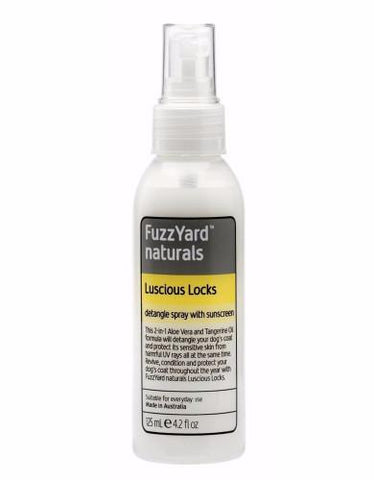 FuzzYard Luscious Locks Detangle Spray with Sunscreen 125ml | Perromart Singapore