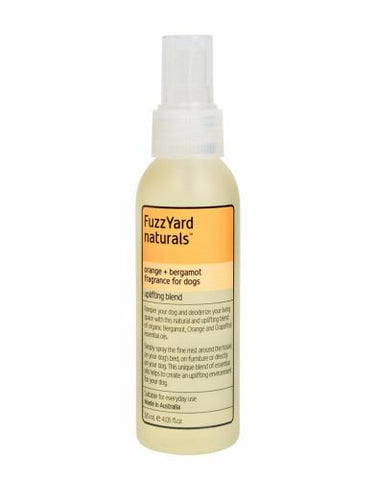 FuzzYard Uplifting Orange and Bergamot Aromatherapy Spray for Dogs 120ml | Perromart Online Store Singapore