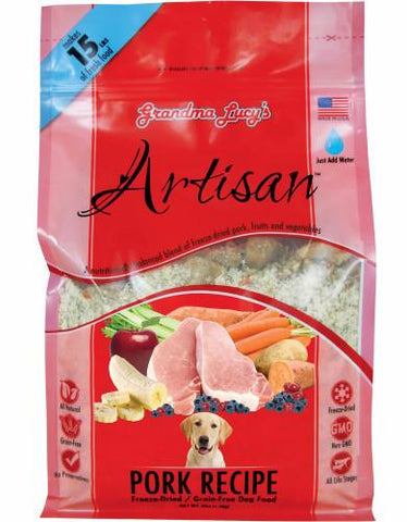 Grandma Lucys Artisan Freeze Dried Food Pork Recipe 3lbs | Perromart