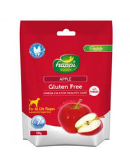 Happi Doggy Petite Gluten Free Apple Dental Chew 150g | Perromart Online Pet Store Singapore
