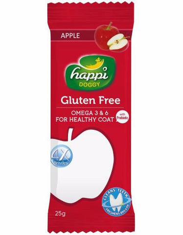 Happi Doggy Apple Dental Chew - Perromart