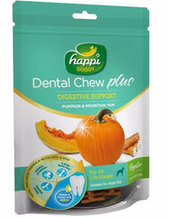 Happi Doggy Dental Chew Plus Pumpkin and Mountain Yam150g - Perromart