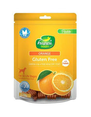 Happi Doggy Petite Gluten Free Orange Dental Chew 150g | Perromart Online Pet Store Singapore