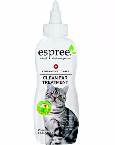 Espree Clean Ear Treatment For Cats ( 118ml )  | Perromart Online Pet Store Singapore
