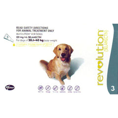 Revolution For Large Dog 20.1kg-40kg 3/Pack - Perromart