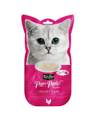 Kit Cat Purr Puree Plus+(Chicken & Cranberry) | Perromart Online Pet Store Singapore