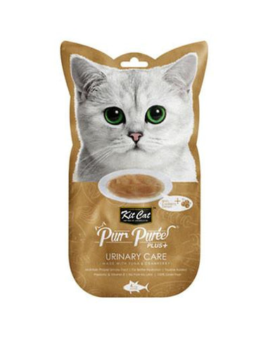 Kit Cat Purr Puree Plus+ (Tuna & Cranberry) | Perromart Online Pet Store Singapore