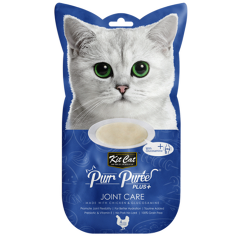 Kit Cat Purr Puree Plus+ (Chicken & Glucosamine) | Perromart Online Pet Store Singapore