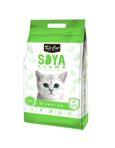 Kit Cat Soya Clump Cat Litter (Green Tea) | Perromart Online Pet Store Singapore