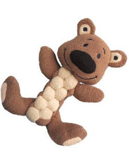 Kong Pudge Braidz Bear Dog Toy | Perromart Online Pet Store Singapore