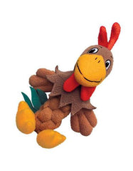 Kong Pudge Braidz Rooster Dog Toy | Perromart Online Pet Store Singapore