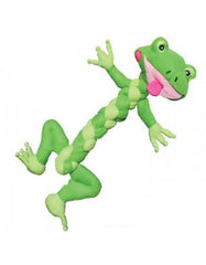Kong Safari BraidZ Frog Dog Toy | Perromart Online Pet Store Singapore