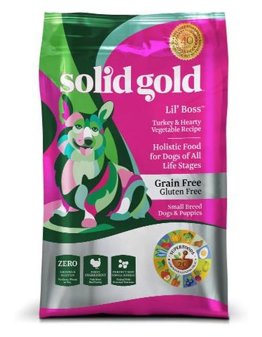 Solid Gold Grain Free Lil' Boss with Turkey Dry Dog Food | Perromart Online Pet Store Singapore