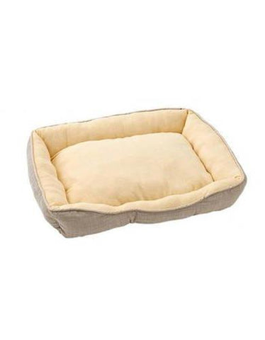 Marukan Tight Sleeping Bed for Dog & Cat Beige | Perromart Online Pet Store Singapore