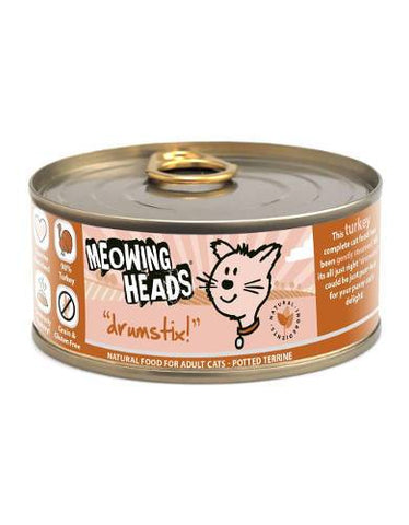 Meowing Heads Drumstix 100g (6/ctn) | Perromart Online Pet Store Singapore