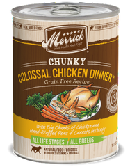 Merrick Chunky Colossal Chicken Dinner - 360g | Perromart Online Pet Store Singapore