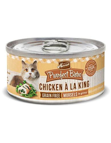 Merrick Purrfect Bistro Grain-Free Chicken A-La King Canned Cat Food  | Perromart Online Pet Store Singapore