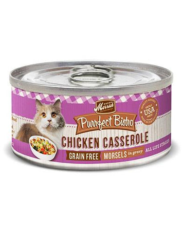 Merrick Purrfect Bistro Grain-Free Chicken Casserole Canned Cat Food | Perromart Online Pet Store Singapore
