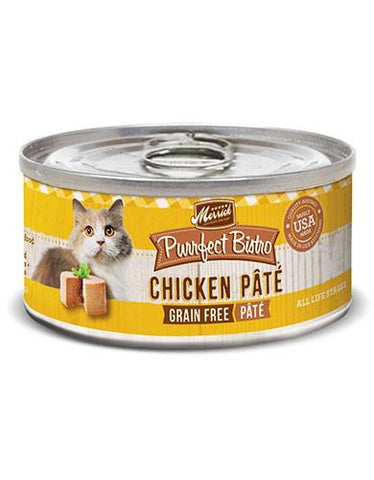 Merrick Purrfect Bistro Grain-Free Chicken Pate Canned Cat Food | Perromart Online Pet Store Singapore