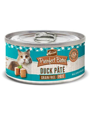 Merrick Purrfect Bistro Grain-Free Duck Pate Canned Cat Food | Perromart Online Pet Store Singapore