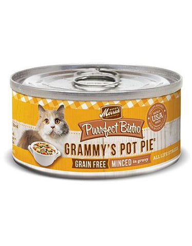 Merrick Purrfect Bistro Grain-Free Grammy Pot Pie Canned Cat Food | Perromart Online Pet Store Singapore