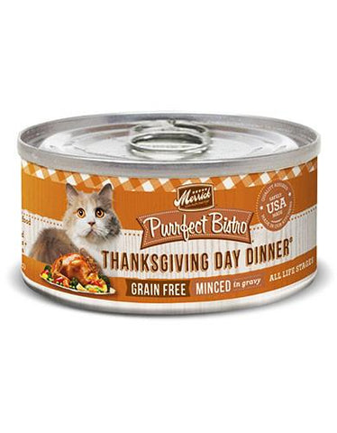 Merrick Purrfect Bistro Grain-Free Thanksgiving Day Canned Cat Food | Perromart Online Pet Store Singapore