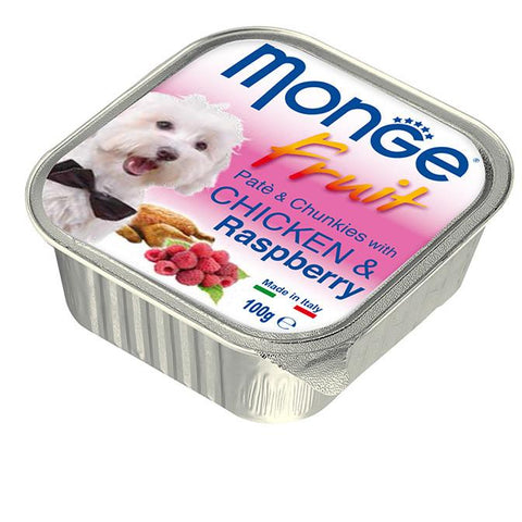 Monge Fruit (Chicken & Raspberry) 13+3 Free | Perromart Online Pet Store Singapore