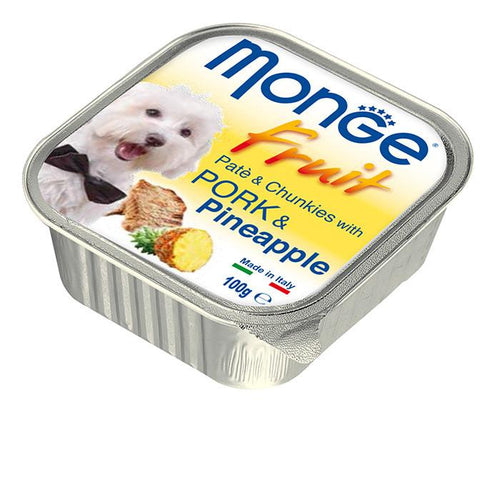 Monge Fruit (Pork & Pineapple) 13+3 Free | Perromart Online Pet Store Singapore