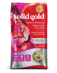 Solid Gold Grain & Gluten Free Nature's Harmony With Chicken, Peas & Potato Recipe along Cranberries Dry Cat Food | Perromart Online Pet Store Singapore
