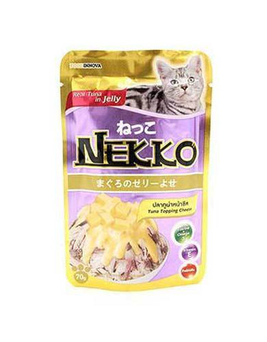 Nekko Tuna Topping Cheese Cat Food | Perromart Online Pet Store Singapore