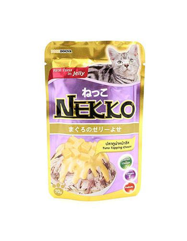 Nekko Tuna Topping Cheese Cat Food | Perromart Online Pet Store Singapore