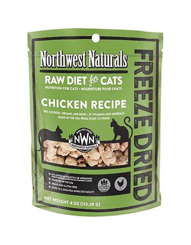 Northwest Naturals Chicken Freeze Dried Raw Nibbles For Cats | Perromart Online Pet Store Singapore
