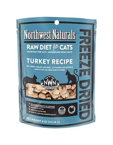 Northwest Naturals Turkey Freeze Dried Raw Nibbles For Cats | Perromart Online Pet Store Singapore
