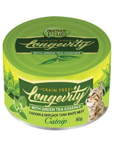 Nurture Pro Longevity Chicken & Skipjack Tuna White Meat with Catnip | Perromart Online Pet Store Singapore