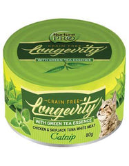 Nurture Pro Longevity Chicken & Skipjack Tuna White Meat with Catnip | Perromart Online Pet Store Singapore