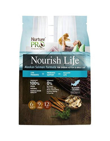 Nurture Pro Nourish Life Alaskan Salmon Formula for Indoor Cat | Perromart Singapore