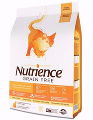 Nutrience Grain Free Turkey, Chicken & Herring Dry Cat Food | Perromart Online Store Singapore