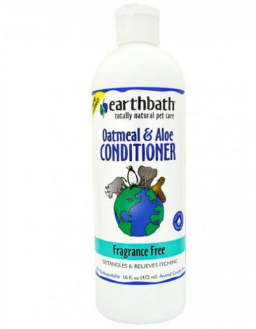 Earthbath Oatmeal & Aloe Fragrance Free Conditioner For Pets ( 472ml/3.8ltr ) | Perromart Online Pet Store Singapore
