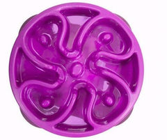 Outward Hound Fun Feeder Bowl Purple (Small/Large)