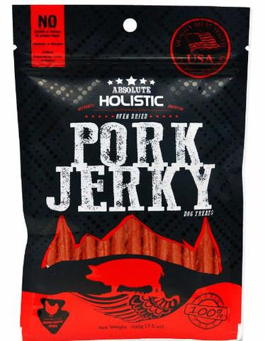 Absolute Holistic Grain Free Pork Loin Stick Dog Treats 150g | Perromart Online Pet Store Singapore