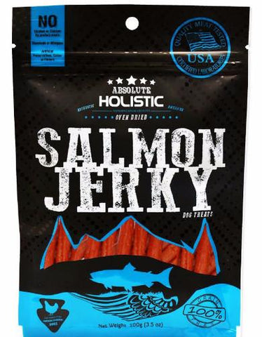 Absolute Holistic Grain Free Salmon Loin Stick Dog Treats 150g | Perromart Online Pet Store Singapore